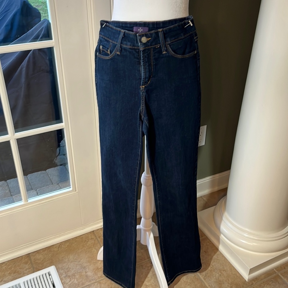 NYDJ straight leg jeans.  Size 2